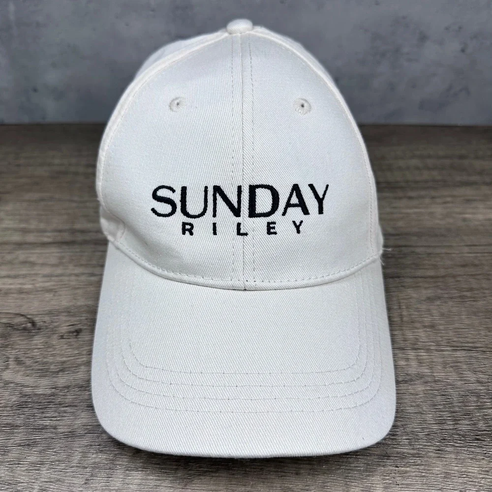 Sunday Riley~Pale Pink Adjustable Adult Hat‎
